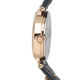 Barbie Your Fave! Rose Gold Leather Analog Watch (Navy)