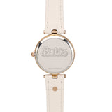 Barbie Your Fave! Rose Gold Leather Analog Watch (White)