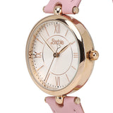 Barbie Your Fave! Rose Gold Leather Analog Watch (Pink)