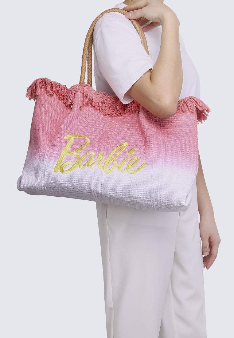Barbie™ is on Vacation Tote (Pink)