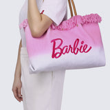 Barbieâ„¢ is on Vacation Tote (Fluorescent Pink)