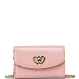 Barbie™ My Piece of Love Chain-Strap Tri-Fold Wallet  (Pink)