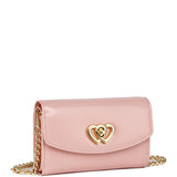 Barbie™ My Piece of Love Chain-Strap Tri-Fold Wallet  (Pink)