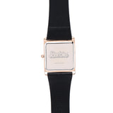 Barbie™ Dolled Up  Rose Gold Leather Analog Watch (Black)