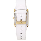 Barbie™ Dolled Up  Gold Leather Analog Watch (White)