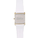 Barbie™ Dolled Up  Gold Leather Analog Watch (White)