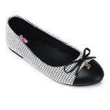 Barbie™ Groovy Vibes Flats & Ballerina (Black White)