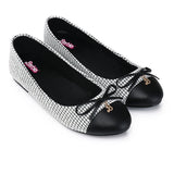 Barbie™ Groovy Vibes Flats & Ballerina (Black White)