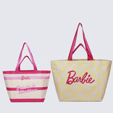 Barbie Retro Summer Vibe Totebag 2 in 1 set (Yellow)