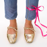 Amelia Ballerina & Flats (Gold)