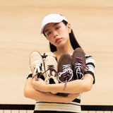 Velvia Round Toe Sneakers (Espresso)