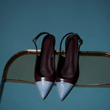 Emilia Two tone Flats & Ballerina (Maroon)