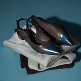 Emilia Two tone Flats & Ballerina (Espresso)