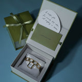 Scarlett Stainless Steel Chain Bracelet Watch (Silver)