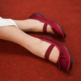 Celeste Flats & Ballerina (Maroon)