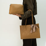 Maria 2 in 1 Large Tote Bag (Khaki)