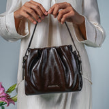 Donna Top Handle Bag  (Espresso)