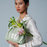 Donna Top Handle Bag  (Light Green)