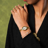 Rebecca Classic Bracelet Analog  Watch with Bracelet Set (Rose Gold)