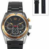 Alpha Watch With 2 Straps (Orange)