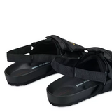 Happy Go Getters Women Open Toe Sandals & Flip Flops (Black)