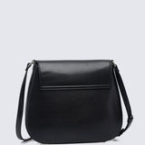 Kale Hobo Shoulder Bag (Black)