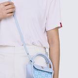 Disney Alice in Wonderland Lost in Wonderland Mini Top Handle Bag (Light Blue)