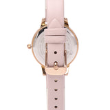 Adelle Leather Analog Watch (Pink)