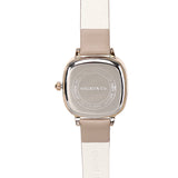 Laasya Leather Analog Watch (Almond)