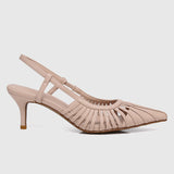 Chantel Pointed Toe Heels (Nude)