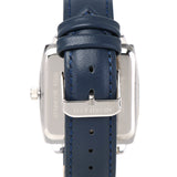 Sean Silver  Leather  Watch (Midnight Blue)