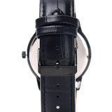 Edry Black  Leather  Watch (Black)