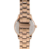 Aaron Rose Gold Metal Watch (Salmon)