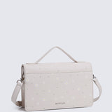 I Feel Bloom Belted Top Handle Bag (Beige)