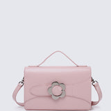 I Feel Bloom Belted Top Handle Bag (Pink)