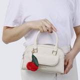 Cherry Bomb Chubby Top Handle Bag (Cornsilk)