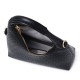 Sunova Woven Mini Top Handle Bag (Black)