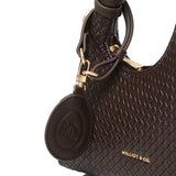 Sunova Woven Mini Top Handle Bag (Coffee)