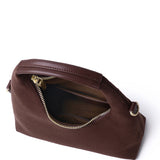 Sunova Faux Suede Mini Top Handle Bag (Espresso)