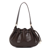 Harriet Petite Drawstring Bucket Bag (Coffee)