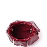 Hana Blossom Bucket Bag (Maroon)