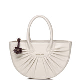 Bliss Bea Pleated Handbag (Beige)