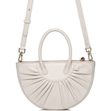 Bliss Bea Pleated Handbag (Beige)