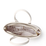 Bliss Bea Pleated Handbag (Beige)