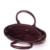 Bliss Bea Pleated Handbag (Maroon)