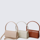 Glow on Jewel Crossbody (Beige)