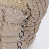 Cloe Mini Quilted Crossbody (Khaki)