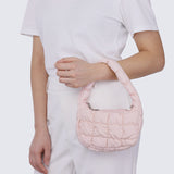 Cloe Mini Quilted Crossbody (Pink)