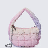 Clara Mini Quilted Crossbody (Pink)