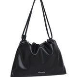 Ailee Drawstring Bucket Bag (Black)